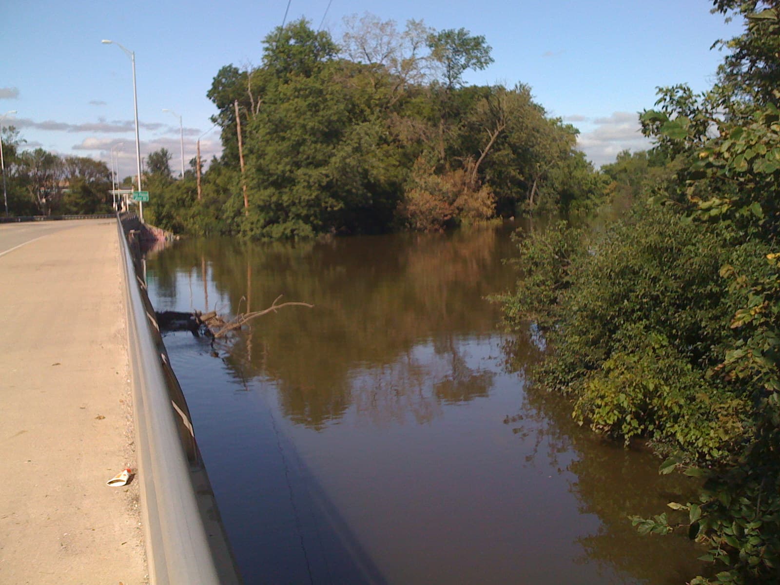 The Des Plaines River in Schiller Park